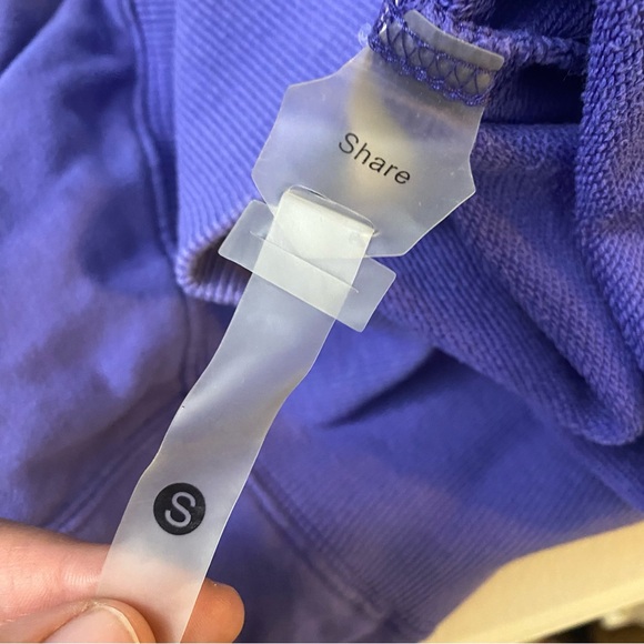 We11done Purple Iridescent Logo Crew Neck Boxy Sweater Pullover Size Small - Picture 4 of 9